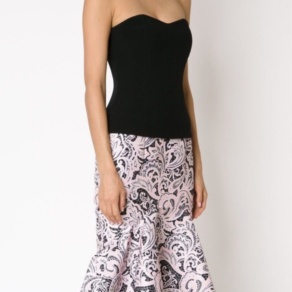 Mary Katrantzou Angelica Strapless Dress Size 10